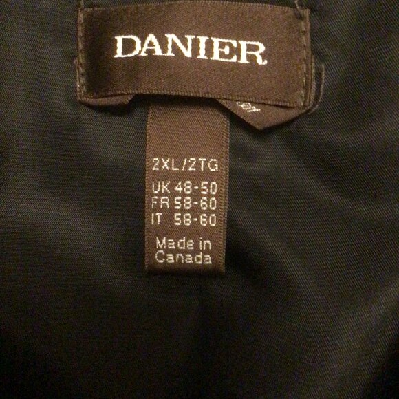 Men's Genuine Leather Sport's Jacket Black Lambskin Made in Canada XXL - Picture 12 of 12